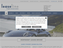 Tablet Screenshot of leaseline.be